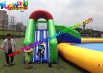 CE 0.9mm Pvc Tarpualin Inflatable Water Toys / Inflatable Aqua Sport For Funny