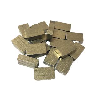 China Metal Powder Diamond Segment for Multi Saw Blade Granite Cutting Grooved Design factory