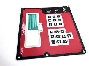 China Conductive Silver Ink Printing Waterproof Flexible Membrane Switches For WIFI Telecommunication Device factory