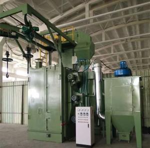 China Manual Opening Door Spinner Hanger Blast Machine Forging L2730mm * W5760mm * H4690mm Size factory