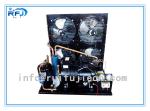 Water Cooling Refrigeration Condensing Units , Horizontal cold room condensing