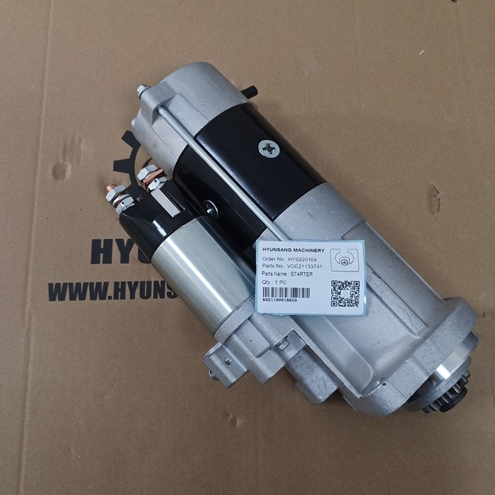 Excavator Electrical Parts Starter VOE21133741 15143576 For