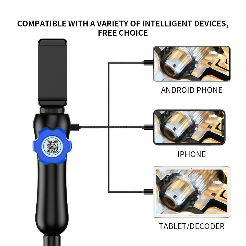 HD Articulating Borescope Inspection Camera FCC Handheld Borescope