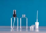 Fine Mist White Clear Plastic Spray Bottle Refillable PET For Cosmetic 230ml