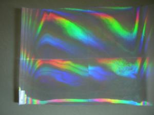 China Plastic frame rainbow / diffract 3d fireworks glasses on travel site factory