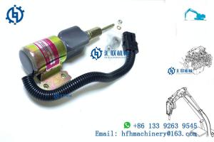 China Hyundai Excavator Electric Parts 3932530 Engine Stop Solenoid Valve R220LC-5 Cummins 6BT factory