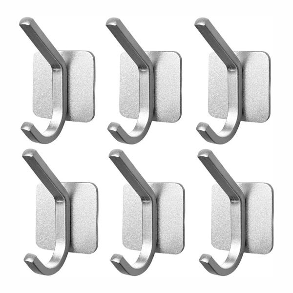 Sturdy and Durable Adhesive Hooks for Bathroom Kitchen Bedroom Office School