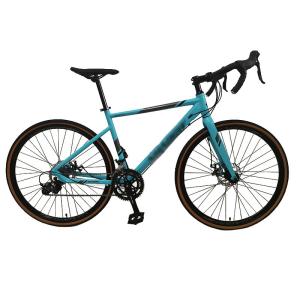 China Professional 700c Trek Bike Road Bikes With Michanical Disc Brake And 18 Speed Gears factory