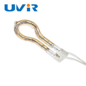 China 220V 450W Infrared Halogen Lamp Tungsten Gold Ring 606mm Diameter factory