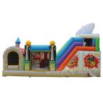 Outdoor 8*6*4.9m Inflatable Play Park Bounce Trampoline Missile