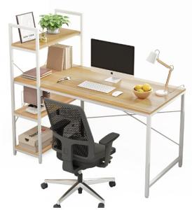 China Wood Desktop Steel Office Table factory