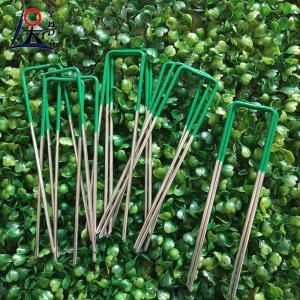 China Half Painted And Half Galvanized Ground Pin Ground Stake Sod Staple factory