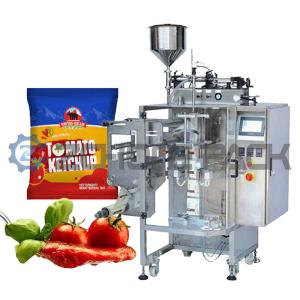 China Bag Roll Film Paste Liquid Emulsion Drink Juice Sauce Milk Honey Chili Sauce Olive Oil Packaging Machine factory