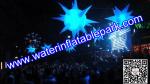 Lighting Inflatable Spiky Star Decoration , Inflatable Spiky Ball