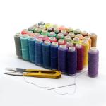 Chemical-Resistant 1mm 100% Polyester Leather Round Waxed Thread for Hand-sewn