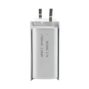 China Drones 3.7 Li Polymer Battery 902040 700mah 10c High Discharge Rate Beauty Instrument Battery For GPS factory