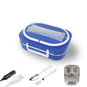 China PP Electric Lunch Boxes 60W Stainless Steel Heated Lunch Box Multi Function OEM factory