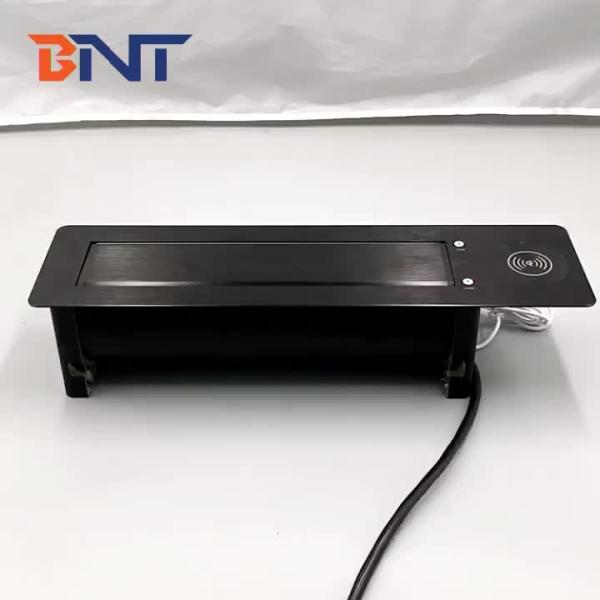 Wireless Charger Tabletop Hidden Electric Rotating Power Outlets / Desktop
