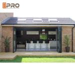 aluminium bi folding patio doors Aluminium Interior Temporary Indoor Folding