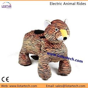 China Walking Animal Toy Plush Animal Electric Scooter with Wheels Giddy up Ride on for Kids factory