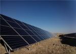 Metal Solar Panel Ground Mounting Systems PV Concrete Foundation Corrosion