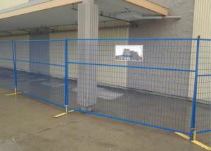 China Customizable Color Canada Construction Fence Panels PVC Temporary Fence factory