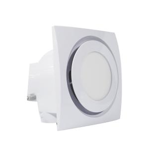 China LED Light or Without LED Light Plastic Ceiling Exhaust Fan for Bathroom and Restaurant factory