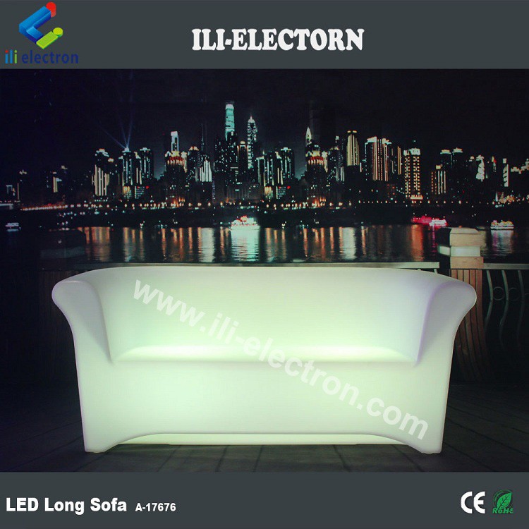 Rechargeable Light Up LED Furniture Sofa Chair For KTV Nightclub Bar