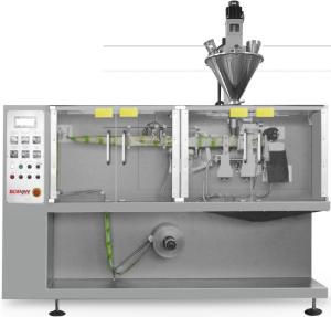 China Horizontal Flat Sachet Pouch Packing Machine 70p/M 4 Side Seal factory