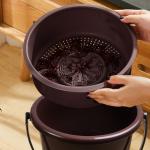 Portable Polypropylene 34.5x32cm Waste Water Bucket
