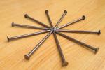 Shank Galvanized Round Wire Nails Smooth Wrought Iron Nails