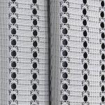 320gsm 75D Spacer Mesh Fabric Lightweight Polyester Mesh Fabric For Sportswear