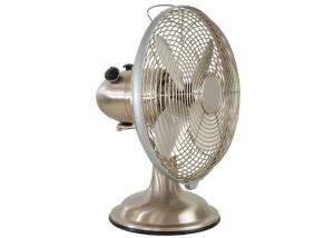 China Quiet Antique Electric Oscillating Fan With Metal Blade 60W For Household Appliance factory