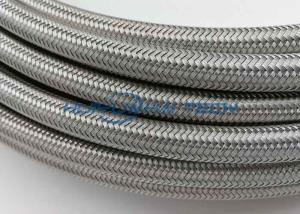 China 600V Industrial Flat Stainless Steel Braided Sleeving For Wire Conducting And Protection factory