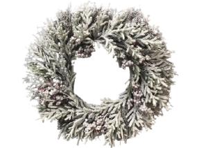 China 24 Inch Artificial Christmas Wreaths For Home Front Door factory