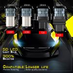 100% Canbus Bau15S Ba15S T25 1156 LED Bulb 900Lm 3030 Chips 6LED 12V Brake Turn