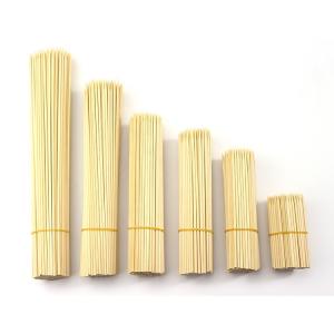 China Disposable Bamboo Marshmallow Roasting Sticks 40cm Length 4 - 6mm Diameter factory