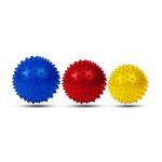 Spiky Massage Balls For Foot, Back, Muscles ，3 Soft To Firm Spiked Massager