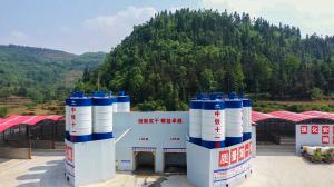 China Hzs180 180m3/H Fixed Batching Plant Stationary Concrete Mixing Batching Plant factory
