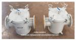 Marine Seawater Strainers Model AS125 CBM1061 Body Galvanized, Screen Stainless