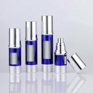 China Cosmetic Plastic Bottles 15ml 30ml 40ml 50ml AS Bottle with Airless Pump factory