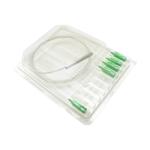 Single Mode PLC 1*4 Fiber Optic Spliter Mini Tube Type Compact