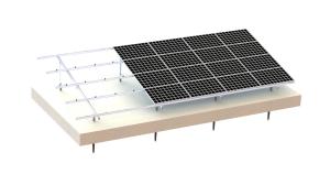 45 Degree 60M/S Solar Aluminium Structure Frameless PV System