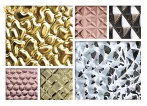 China AISI Stainless Steel Sheet Decoration Embossed Plate 0.85mm Thickness factory
