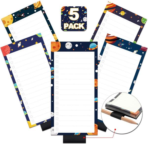ODM Family Magnetic Dry Erase Weekly Planner Fridge Shopping List With Pen