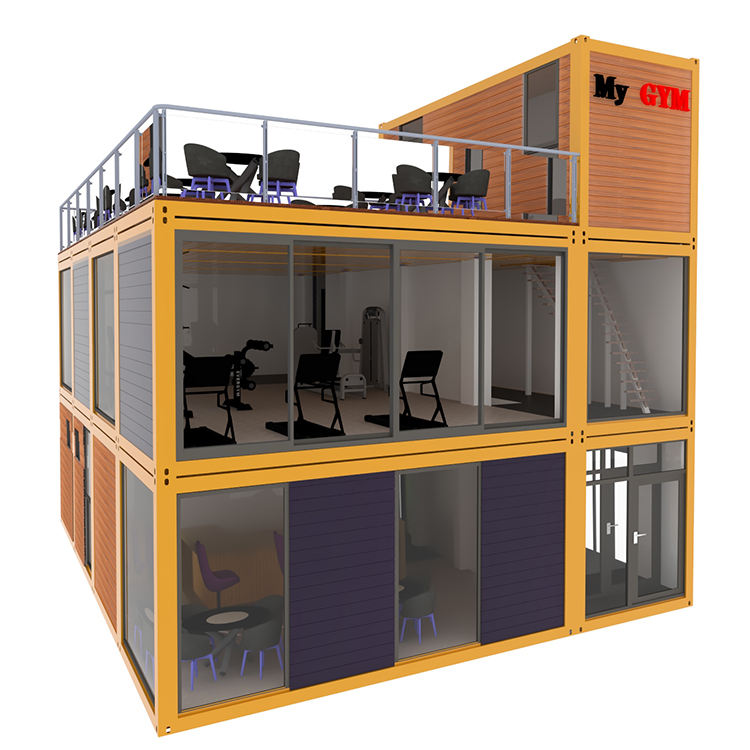 Modern Design Style Outdoor Container House with Steel Structure and EPS Sandwich Panel