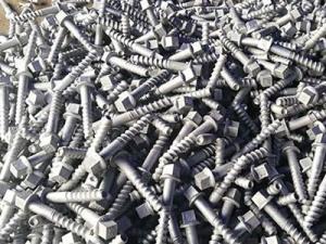 China Durable Plastic Dowel Sleeper Rail Screw Spike Corrosion Resistant Long Lasting factory