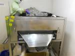Shrimp debris cleaning and separator machine, shrimp hair roller cleaning