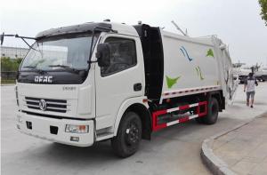 China Dongfeng 4*2 Garbage Compactor Truck 120Hp Self Loading and Discharge Garbage Truck factory