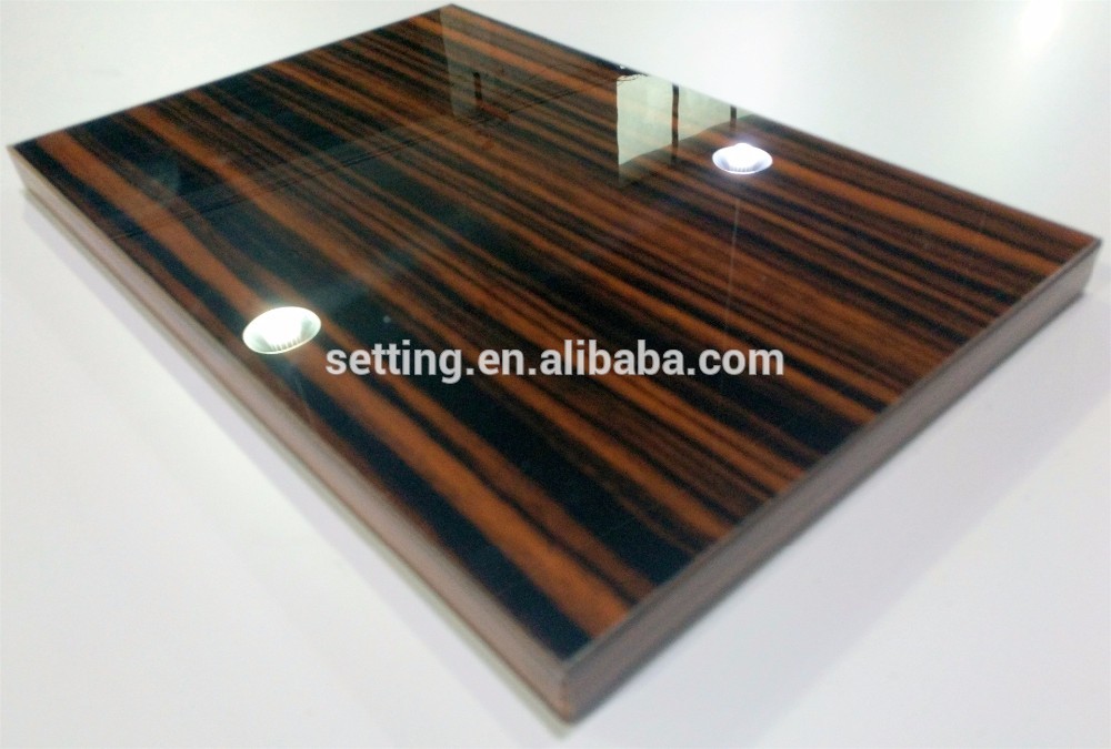 Acrylic mdf thickness in 19mm for kitchen cabinet doors ,acrylic panels